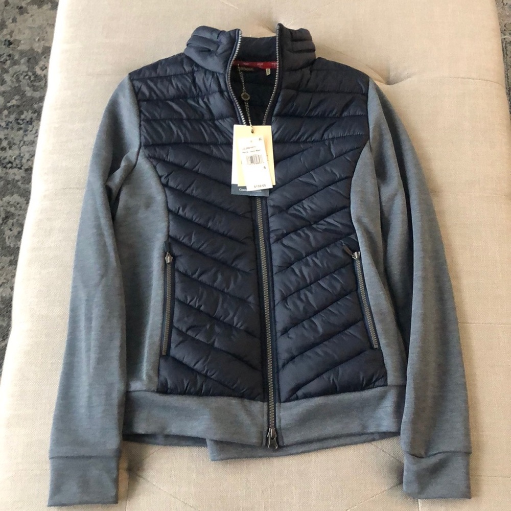 NWT Barbour Exmouth Jacket Marled navy